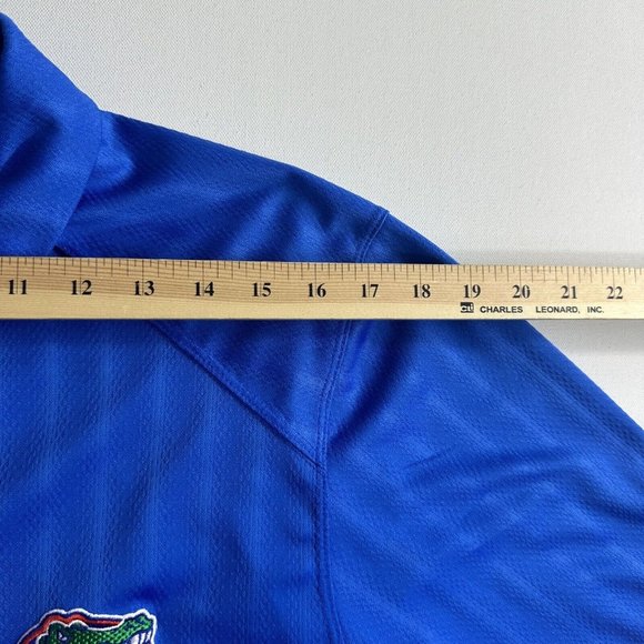 Nike Florida Gators Polo Shirt Mens Size Large Blue Golf Casual Active - Picture 9 of 11